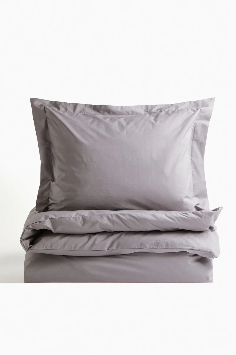 H&M Single cotton percale duvet cover set