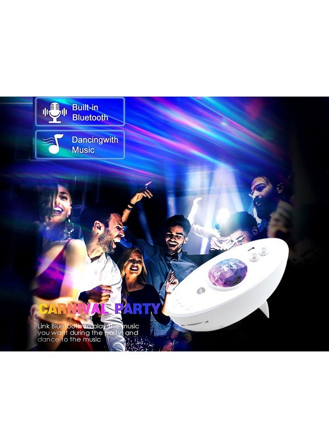 TECPHILE Starship Galaxy Night Light Projector Lamp with Bluetooth Speaker, Music Sync, App Control Star Light Projector, 8 White Noise, Moon Lighting and 9 Planets Ceiling Light (Starship Projector) - Image 4