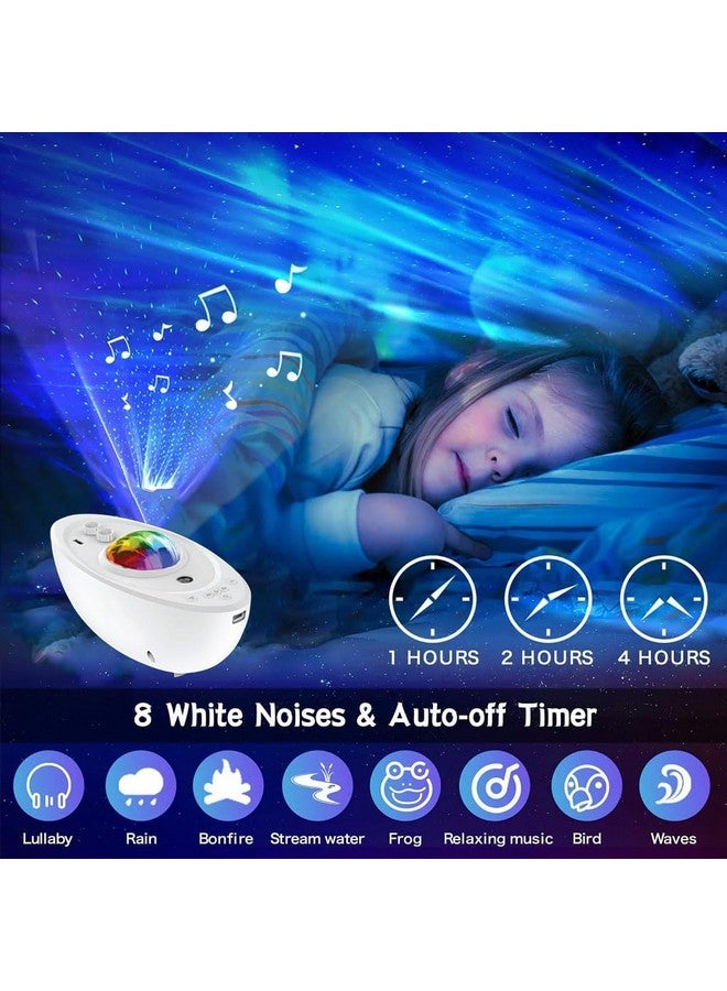 TECPHILE Starship Galaxy Night Light Projector Lamp with Bluetooth Speaker, Music Sync, App Control Star Light Projector, 8 White Noise, Moon Lighting and 9 Planets Ceiling Light (Starship Projector) - Image 3