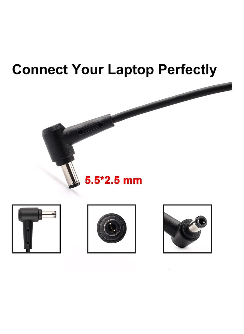 Max Power 19.5V 7.7A 150W Charger A17-150P1A A17-150P2A ADP-150NB Compatible for ASUS ROG GL503G GL503GE GL703G GL703GE GL703GS GL703V GL703VD GL703VM GL503V GL503VD GL503VM FX504GM G53S G53SX G53J Laptop Power  - Image 3