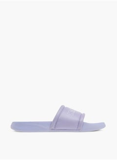 Womens Logo Print Slides
