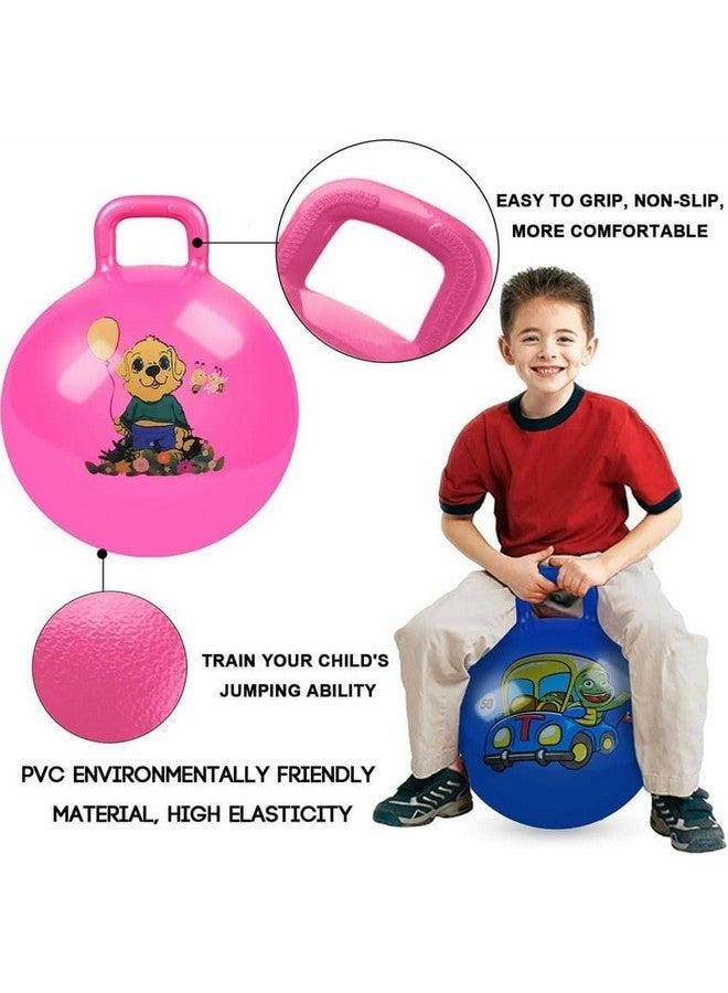 ROYALS Royals Multicolour Inflatable Hopper Ball for Kids | Hop Ball Bouncy Ball Bouncing Ball Kangaroo Ball Hopping Ball Jumping Ball | (Only Hop Ball)  - Image 5