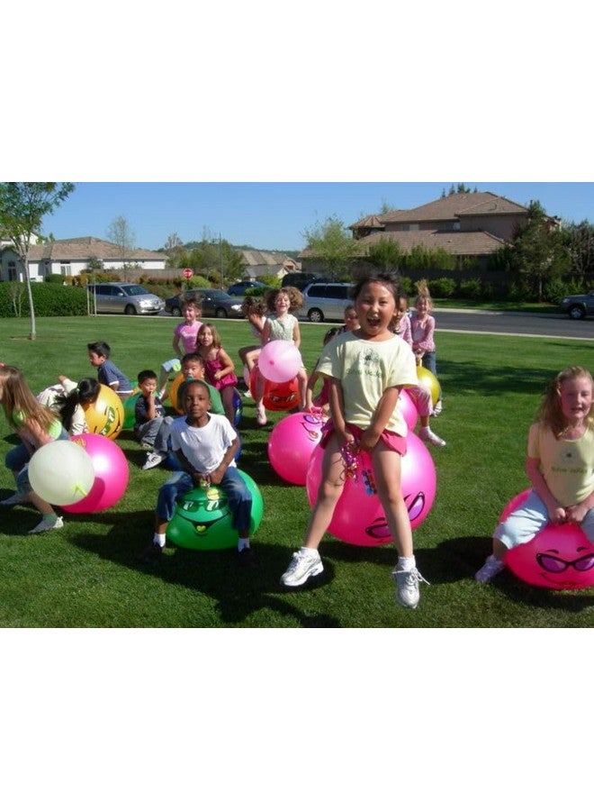 ROYALS Royals Multicolour Inflatable Hopper Ball for Kids | Hop Ball Bouncy Ball Bouncing Ball Kangaroo Ball Hopping Ball Jumping Ball | (Only Hop Ball)  - Image 4