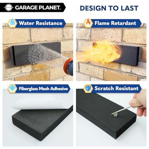 Garage Planet WP01 Garage Wall Protector Car Door Protector, Tool-Free, Designed in Australia (Black, 4 Pack) - Image 5