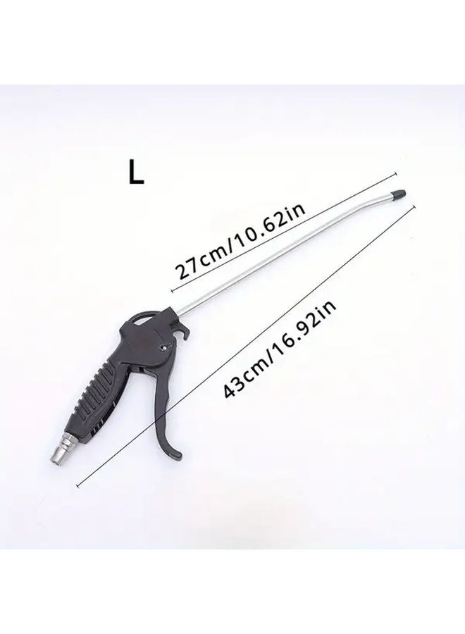 Industrial Air Blower Gun High Volume Guard Nozzle Pneumatic Compressor Accessory Black - Image 4