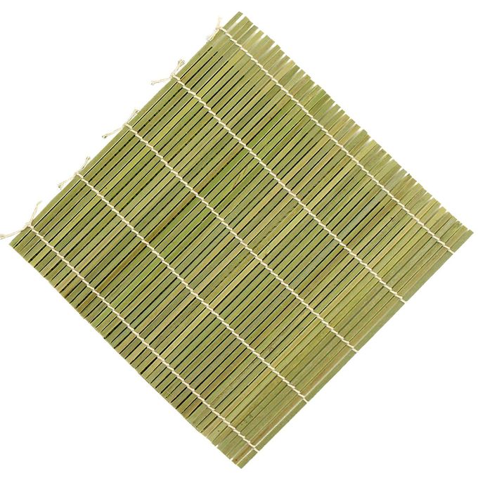 BambooMN 6x Green Bamboo Sushi Rolling Mat Set, Bulk Sushi Roller Mats 9.5", All Natural Bamboo - Image 3