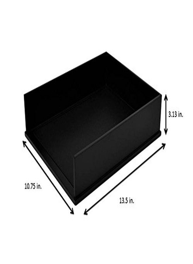فيكتور صينية رسائل أمامية التحميل من مجموعة فيكتور 1142-5 باللون الأسود الليلي، طلاء أسود مطفي مع وسادة صينية من الجلد الصناعي لإطلالة احترافية - Image 4