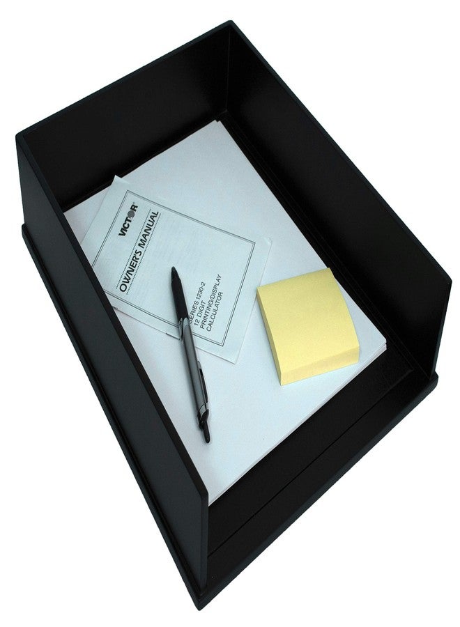 فيكتور صينية رسائل أمامية التحميل من مجموعة فيكتور 1142-5 باللون الأسود الليلي، طلاء أسود مطفي مع وسادة صينية من الجلد الصناعي لإطلالة احترافية - Image 3