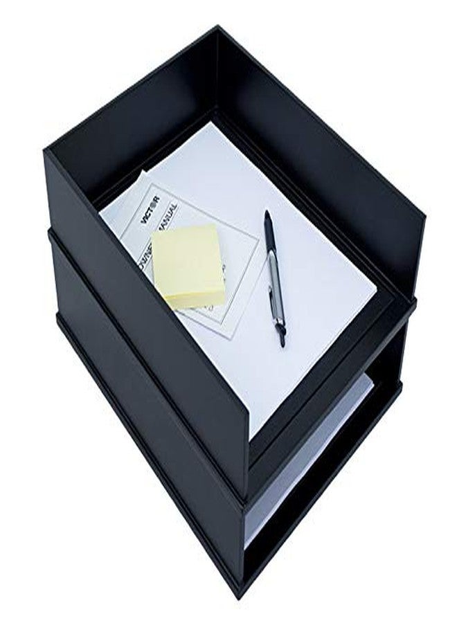 فيكتور صينية رسائل أمامية التحميل من مجموعة فيكتور 1142-5 باللون الأسود الليلي، طلاء أسود مطفي مع وسادة صينية من الجلد الصناعي لإطلالة احترافية - Image 5