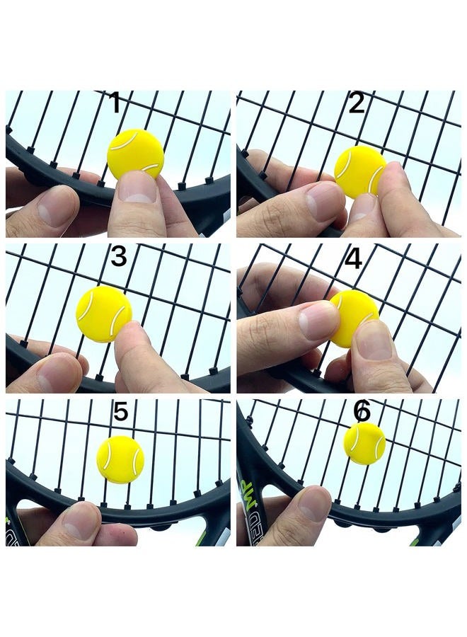 Tannius Tennis Racket Vibration Dampener, 3 Designs(4-6 Packs), Racket String Shock Absorber, Great Tennis Gift - Image 5