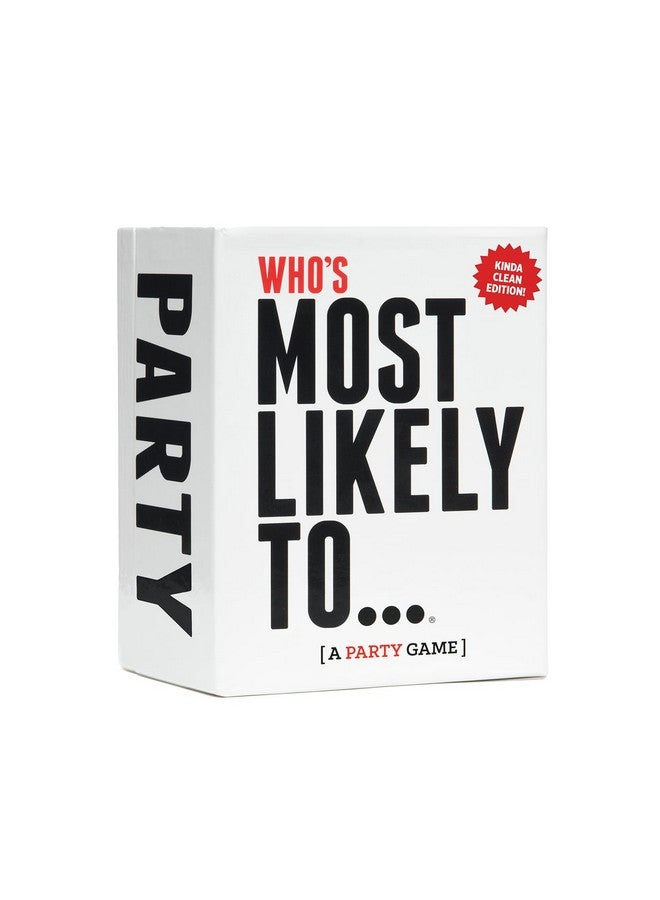 DSS Games Who's Most Likely to... Kinda Clean Family Edition [A Party Game] - Image 1