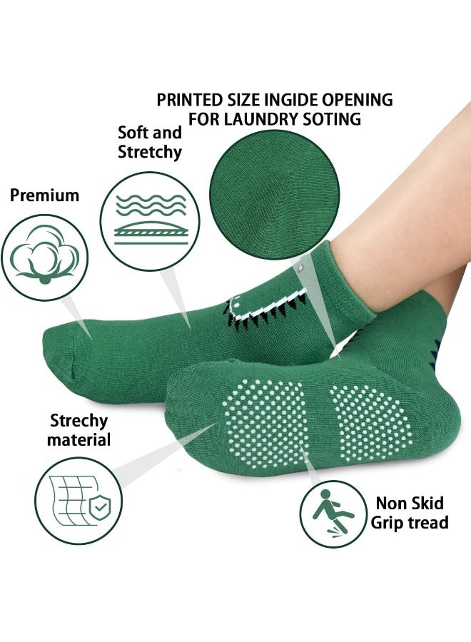 Tphon Kids Non Slip Toddler Boy Grip Socks 12 Pairs Anti Skid Sticky Socks for 1-10 Years Infants Baby Children - Image 2