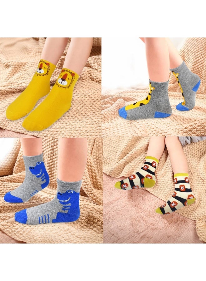 Tphon Kids Non Slip Toddler Boy Grip Socks 12 Pairs Anti Skid Sticky Socks for 1-10 Years Infants Baby Children - Image 5