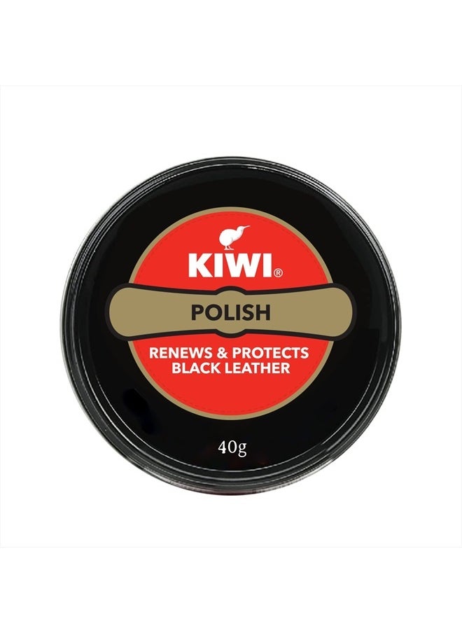 Kiwi Shoe Polish, 40 ml, Black