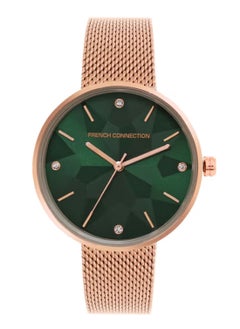French Connection Women's Analog Green Dial Stainless Steel Watch FCN00015C - 36mm  - Image 1