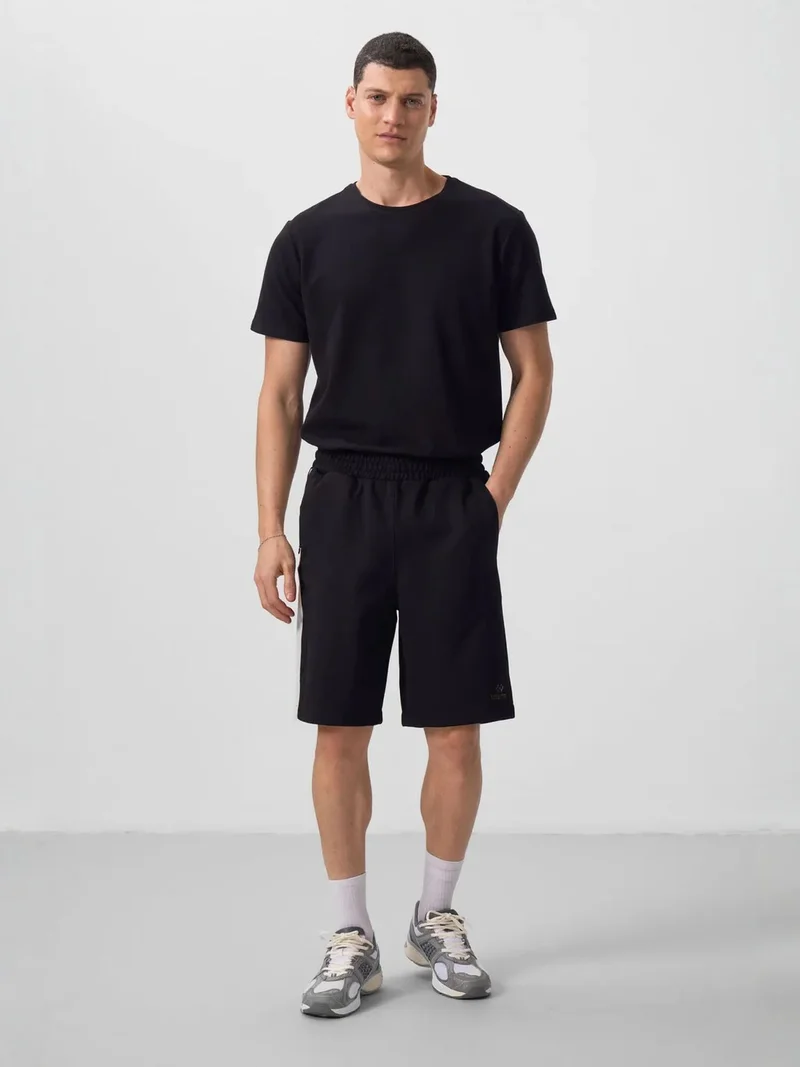 تومي لايف TOMMY Oversized Cotton-Blend Knit Shorts