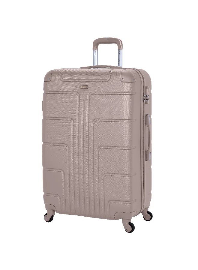 SENATOR Hard Case Travel Bag Trolley Luggage Set of 4 ABS Lightweight Suitcase with 4 Spinner Wheels A1012 Khaki