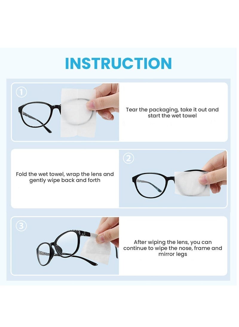 Bukela Eyeglass Lens Cleaning Wipes for Camera Lenses, Sunglasses, Goggles Pre-Moistened Lens Cleaning Wipes 100 Count, Safe and Fast Drying Eyeglass and Screen Cleaner, Individually Wrapped - Image 3