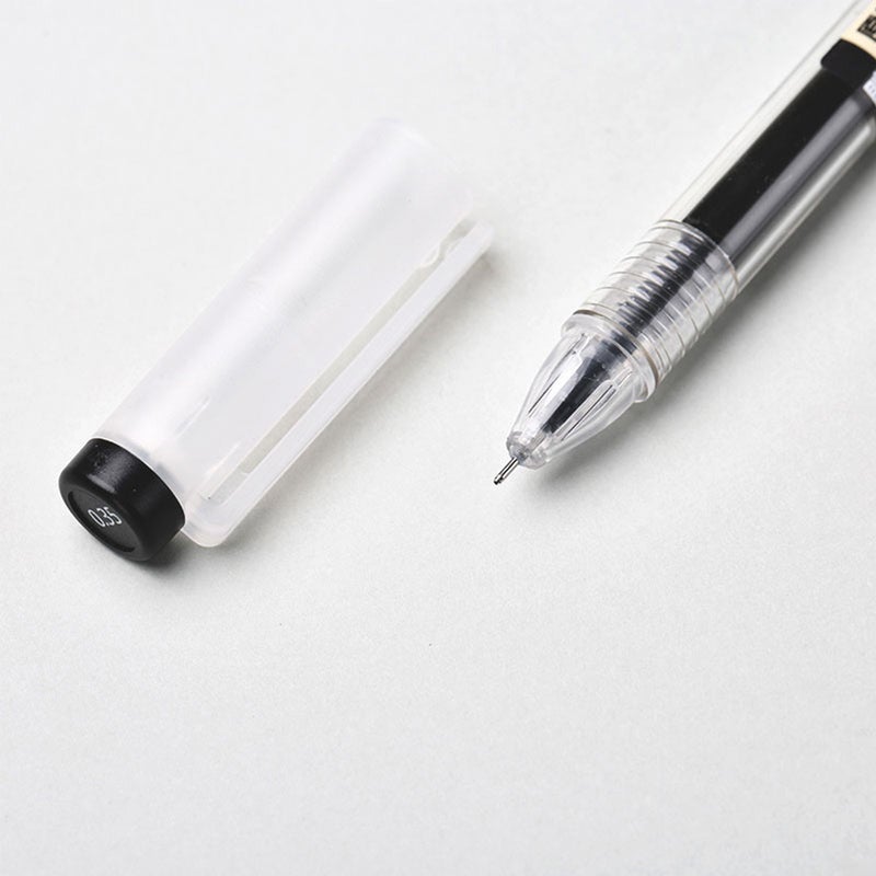 Gel Pens 6pcs Red 0.35mm Tip Quick Dry Smooth Writing Gel Ink Pen - Comfortable High-Quality Plastic Shell Gel Pen for Students Teachers Office Workers Daily Writing Note Taking - Image 5