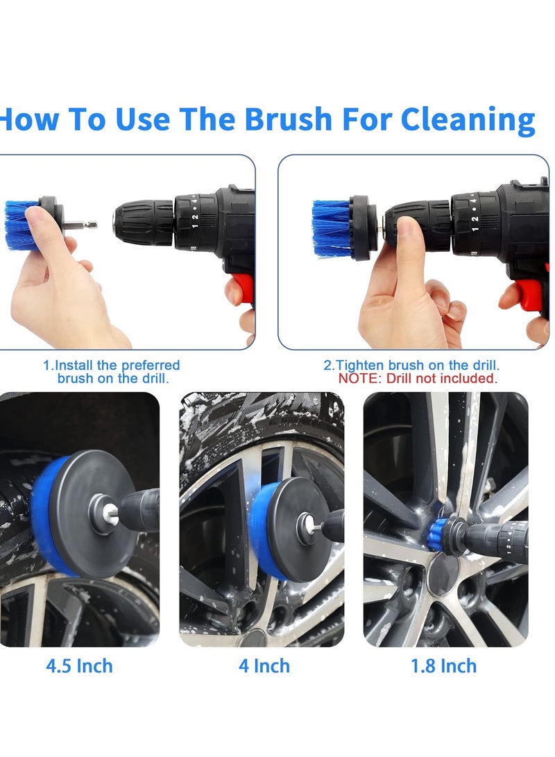 general 22-Piece car cleaning tool set  car detail brush automatic detail kit  car cleaning brush set kit - Image 3