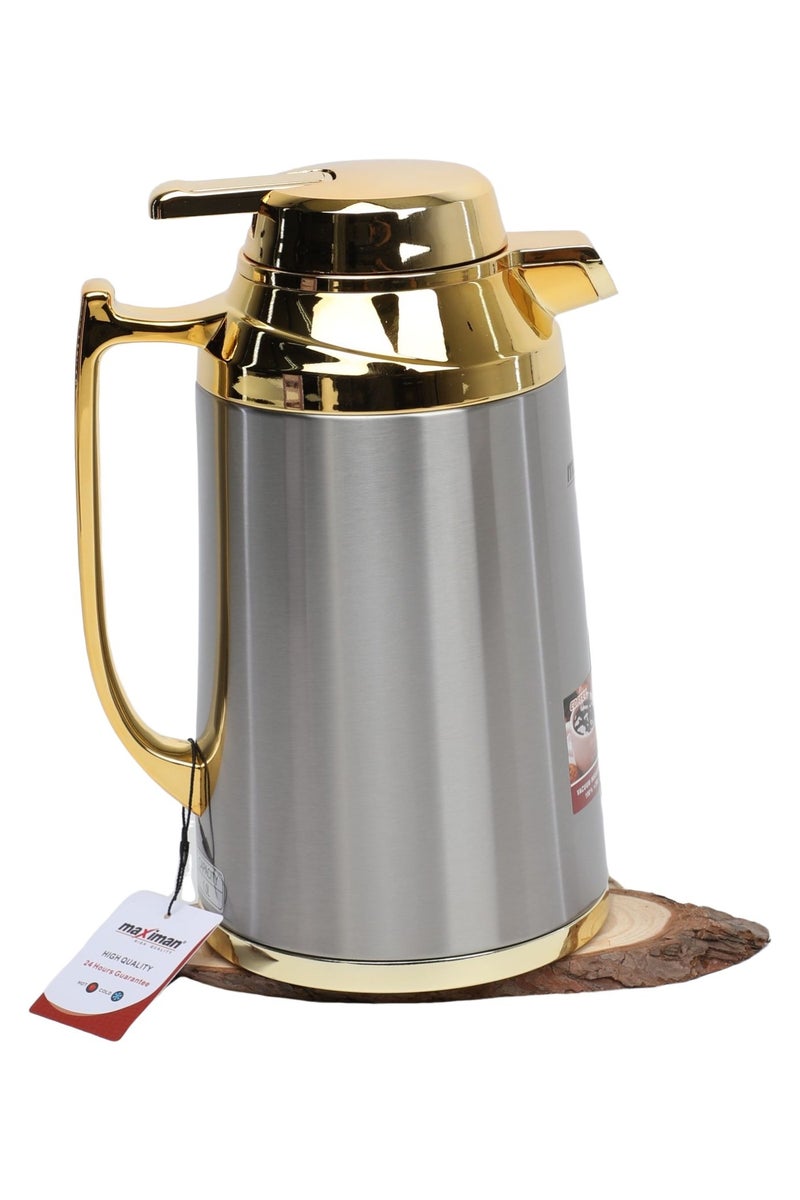Maximan 1 liter tea and coffee thermos - Image 1