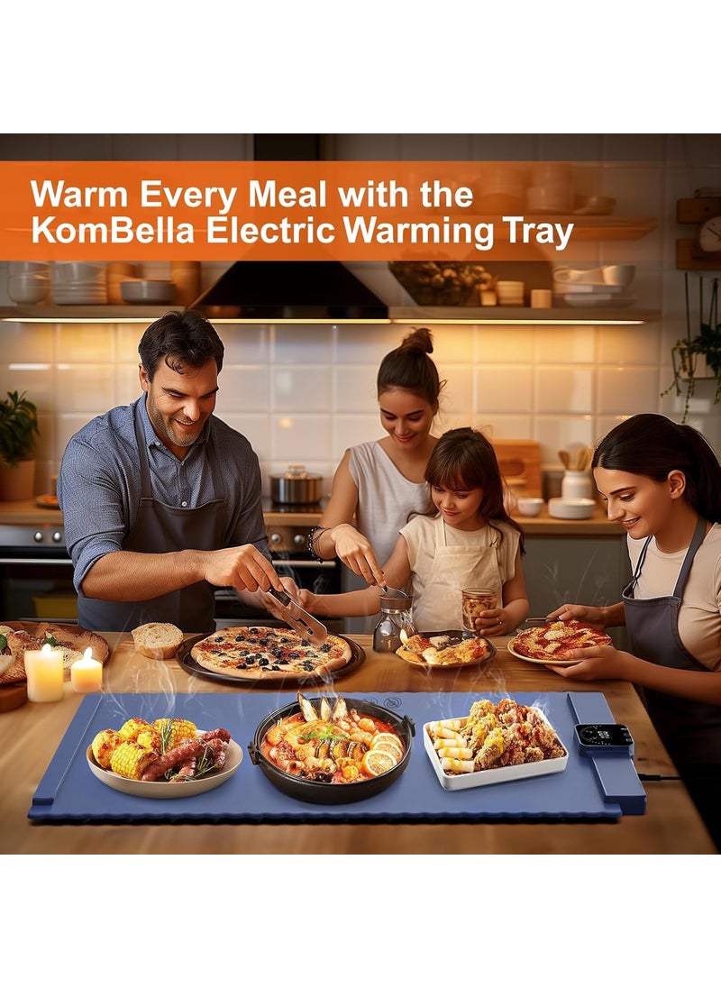 LOOKMINT LOOKMINT Upgraded Electric Silicone Food Warming TrayFull Surface Heating Rollable Portable Silicone Material 3 Temperature Settings Versatile Food Warmer for Gatherings Parties and Daily Use  - Image 2