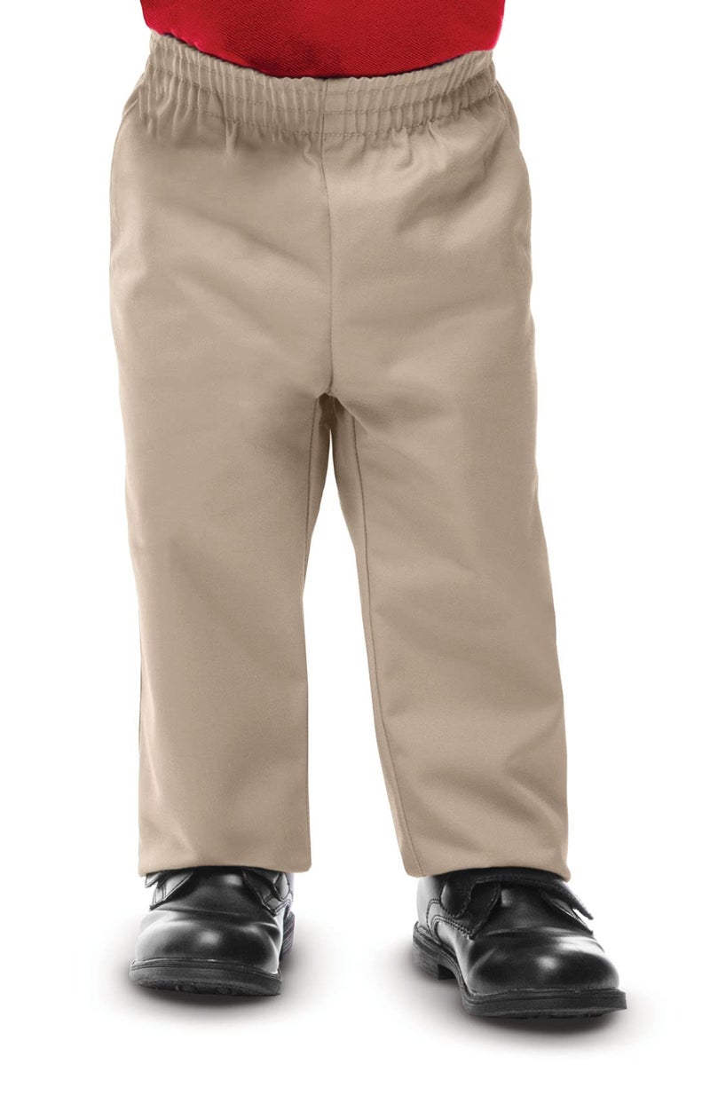Classroom Little Boys' Toddler Uniform Pull-On Pant, Khaki, 4T - Image 2
