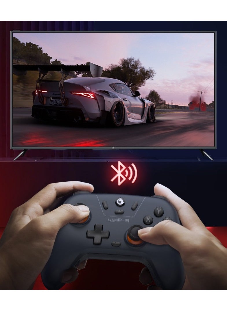 General - Classic Wireless Gamepad GameSir Nova Lite Multiplatform Bluetooth Game Controller for PC, Steam, Switch, iOS, Android Hall Effect Sticks Dual Rumble Motor Precision-Tuned Analog Triggers 600mAh Battery White - Image 1