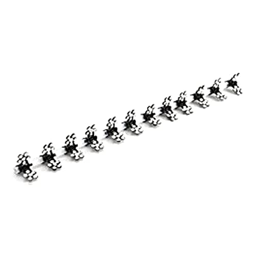 Teanfa 12 pcs of Elegant Mini Hairpin Rhinestone Flower Hairpin Jaw Clips for Wedding Party Prom - Image 5