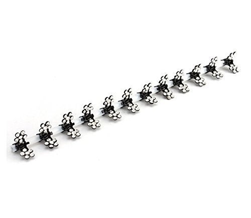 Teanfa 12 pcs of Elegant Mini Hairpin Rhinestone Flower Hairpin Jaw Clips for Wedding Party Prom - Image 4
