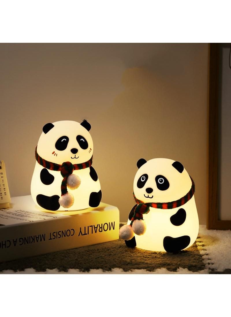 Panda Silicone Lamp Creative Panda Night Lamp LED Atmosphere Lamp USB Silicone Table Lamp