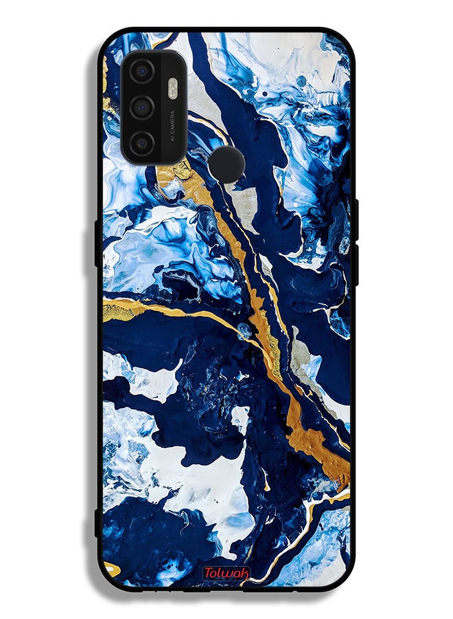 Tolwak Oppo A53 4G Protective Case Cover Glitch Texture Art - Image 2