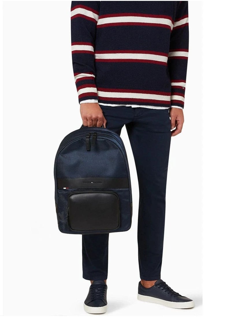 Tommy Hilfiger Plus Tommy Hilfiger Men’s Essential Backpack, Blue  - Image 5