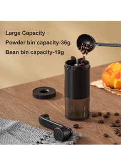 CoomBe Small Household Manual Coffee Grinder Black  - Image 4