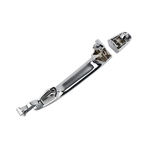 Osompar 1Pair Exterior Door Handle Rear Sliding Left Right Side Compatible with Toyota Sienna 2004 2005 2006 2007 2008 2009 2010 Chrome - Image 4