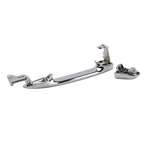 Osompar 1Pair Exterior Door Handle Rear Sliding Left Right Side Compatible with Toyota Sienna 2004 2005 2006 2007 2008 2009 2010 Chrome - Image 5