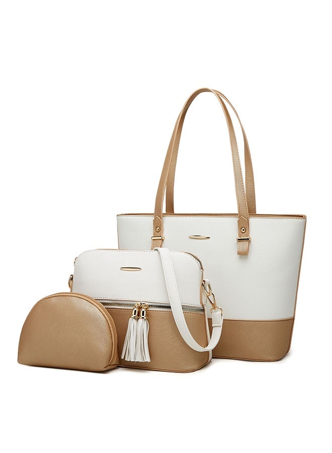 general New Fashion 3-Piece Set Large Capacity Tote and Crossbody Convertible Organizer Bag for Women