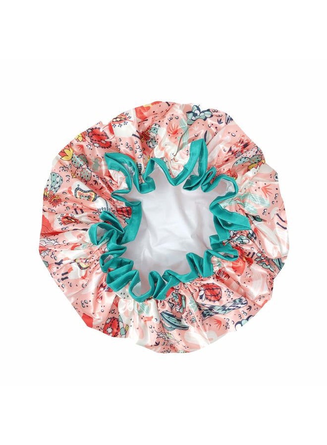 allydrew Shower Caps for Long Hair, Llamas, One size - Image 2