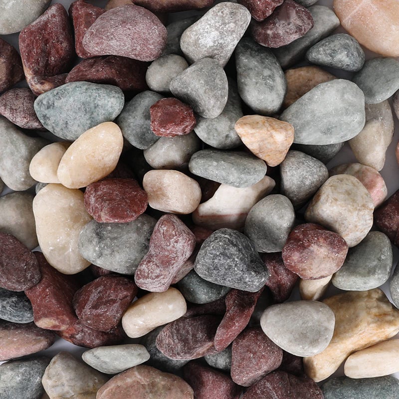 Ausluru 5lbs Natural River Rocks Polished Pebbles for Plants Garden 12 inch Decorative Countryside Stones Ideal for Fish Tank Vases Crafting Garden Landscaping RocksCountryside - Image 2