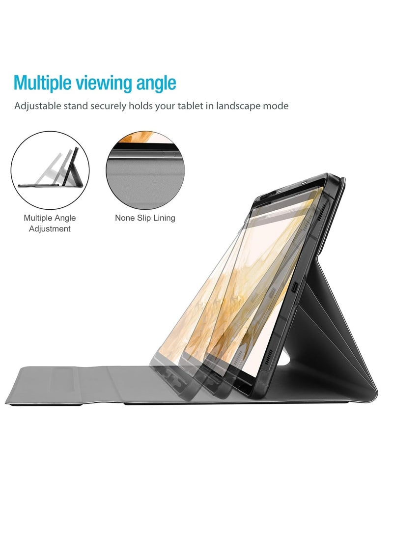 ELTRAZONE Wireless Keyboard Case for Galaxy Tab S8 Plus/S7 FE/S7 Plus 12.4 Inch – Magnetic Detachable, S Pen Holder, Lightweight & Protective (Black) - Image 3