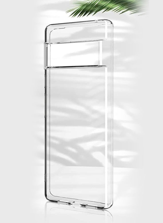 CATANES Google Pixel 7 Pro TPU Case Clear Anti-Yellowing Transparent Shockproof Protective Phone Case Scratch Resistant Cover - Image 2