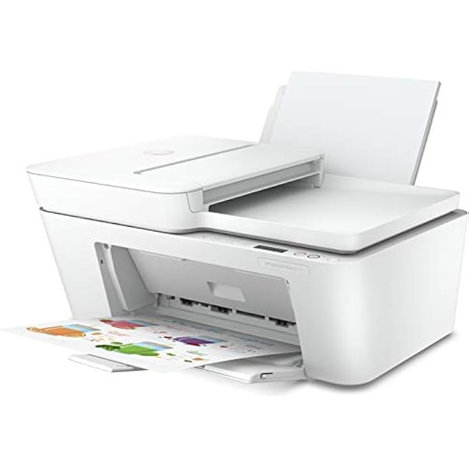 HEWLETT PACKARD DESKJET PLUS 4120 ALL-IN-ONE PRINTER, WIRELESS, PRINT, COPY, SCAN & SEND MOBILE FAX - WHITE - Image 2