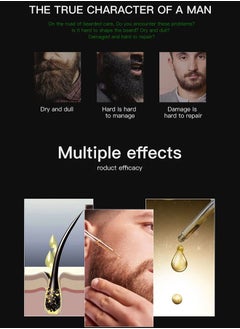 MELAO Beard Care Kit Beard Growth Grooming Kit Includes Beard Oil Beard Balm Beard Brush Comb Scissors for Men Anniversary Birthday Valentines Father's Day for Him Boyfriend Husband Men  - Image 4