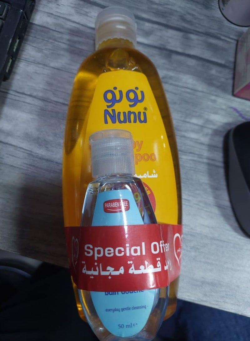Nunu Nunu Baby Special Offer Shampoo 500mL + Nunu Baby Shower Gel 50ML