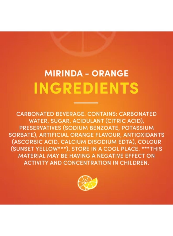 Mirinda Orange Carbonated Soft Drink Cans 12 x 150ml - Image 3