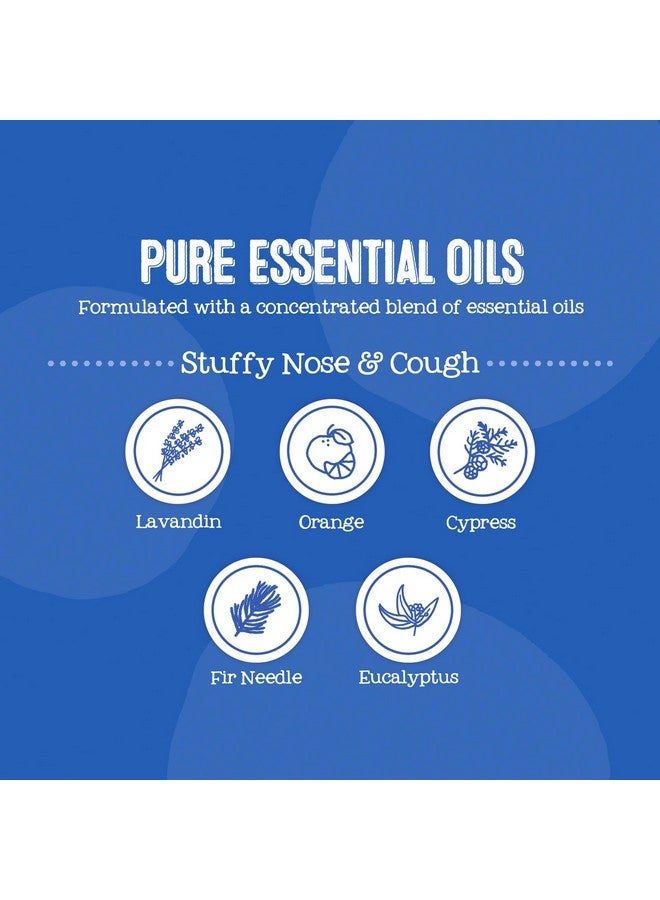 Oilogic Stuffy Nose And Cough Vapor Bath Relief For Babies & Toddlers, Essential Oil Breathe Blend - Naturally Soothes With 100% Pure Lavandin, Orange, Eucalyptus Oil & More - 12.9 Fl Oz - Image 3