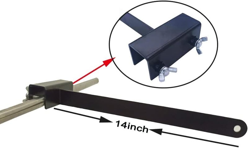 MoMo_moom Cargo Bar Truck Bed Divider Bar Truck Bed Stabilizer Black Divider Bar-2pc - Image 2