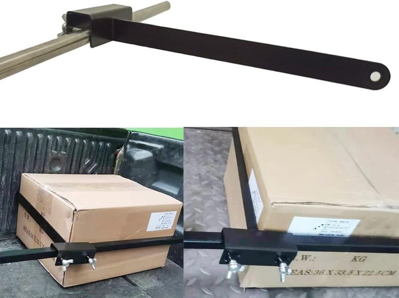 MoMo_moom Cargo Bar Truck Bed Divider Bar Truck Bed Stabilizer Black Divider Bar-2pc - Image 4