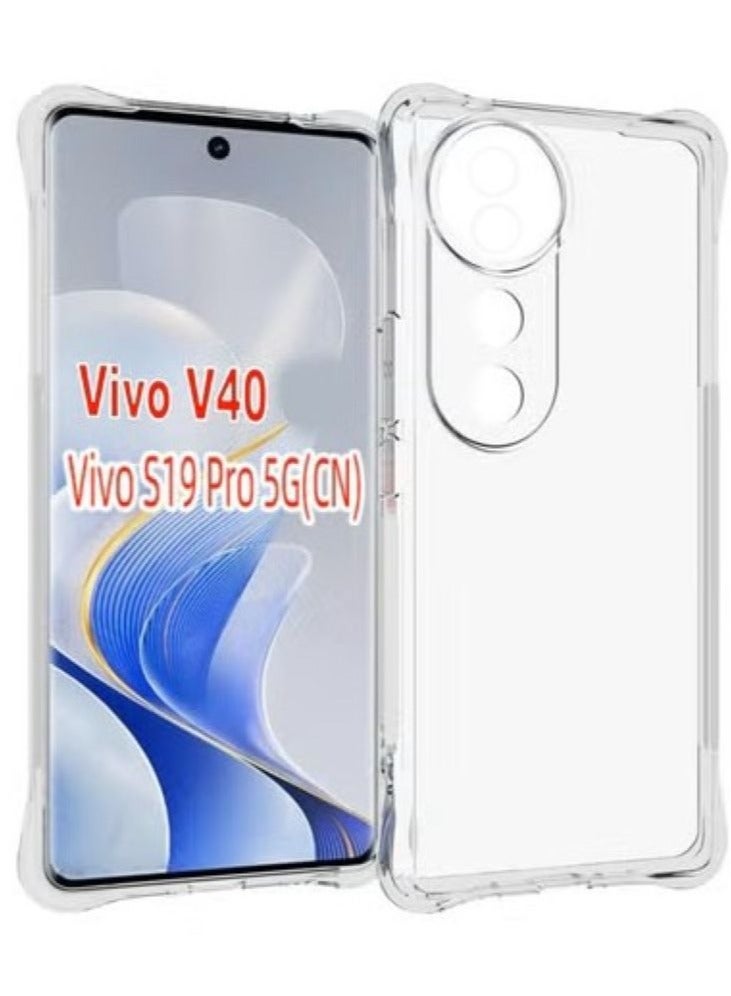 Shockproof Transparent Cover Compatible with Vivo V40 / V40 Pro - Image 2