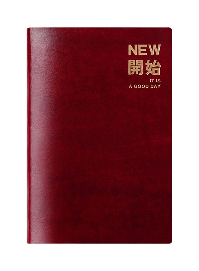 NIBEMINENT A5 Notebook PU Vintage Red - Image 1